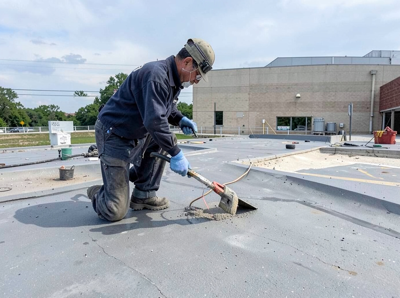 Commercial Flat Roof Repair in Dothan